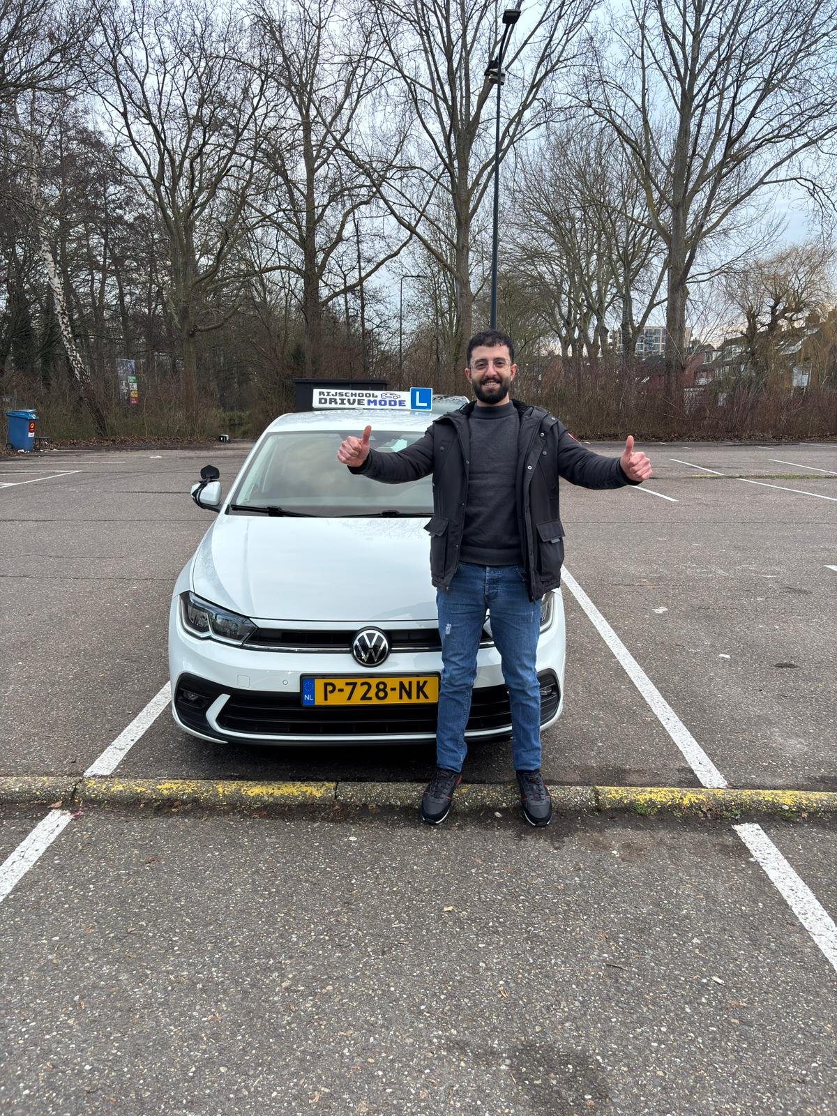 Leerling geslaagd voor rijbewijs